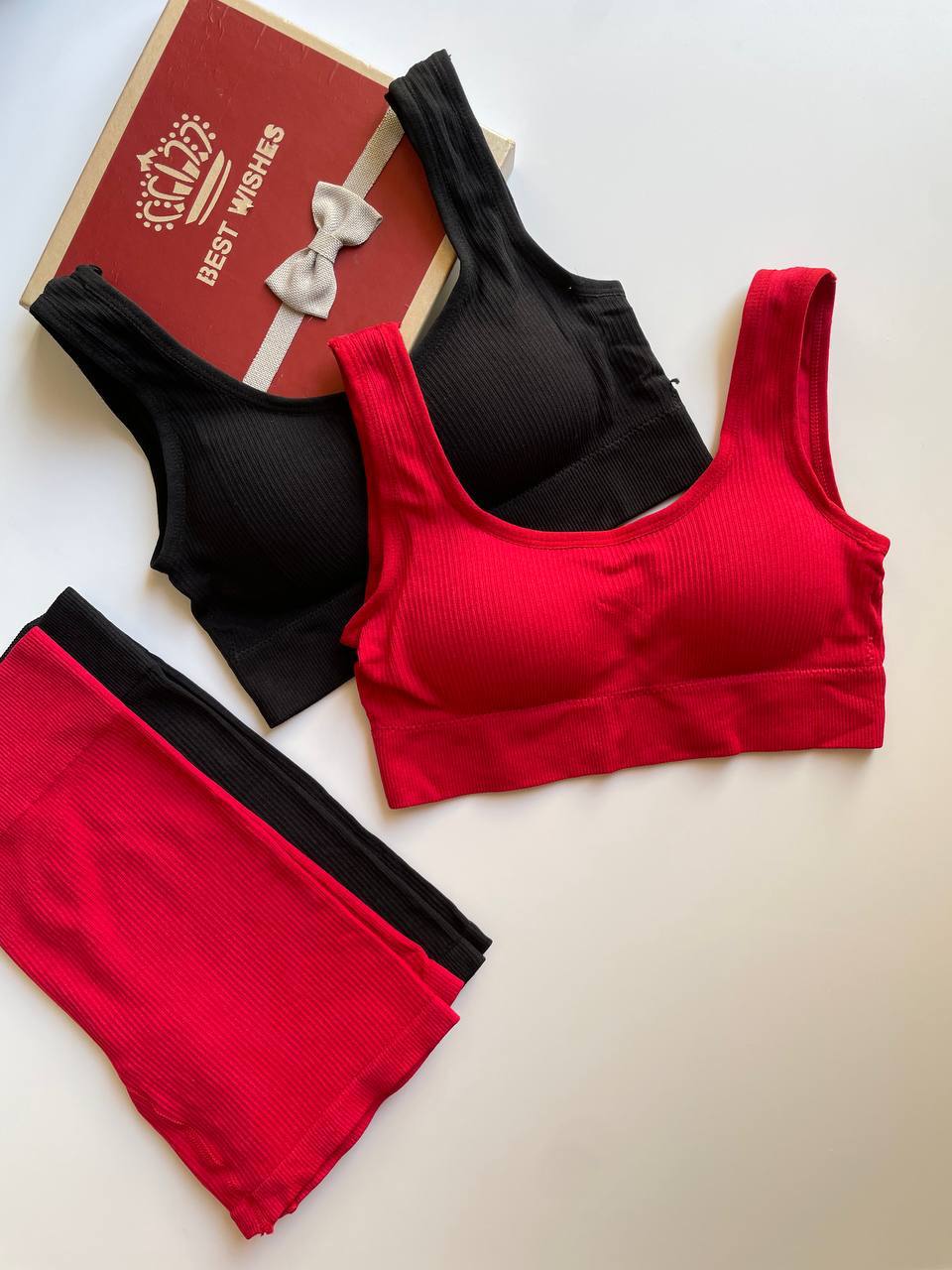 ست نیمتنه و بایکر باشگاهی کبریتی وارداتی با کیفیت