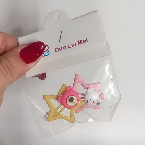 گیره تق تقی ستاره عروسکی دو عددی