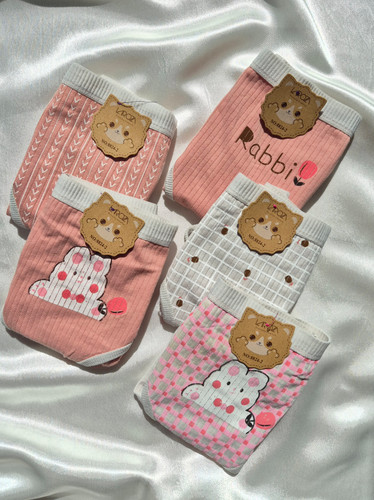 شورت دخترانه عروسکی نخی کبریتی XL وارداتی