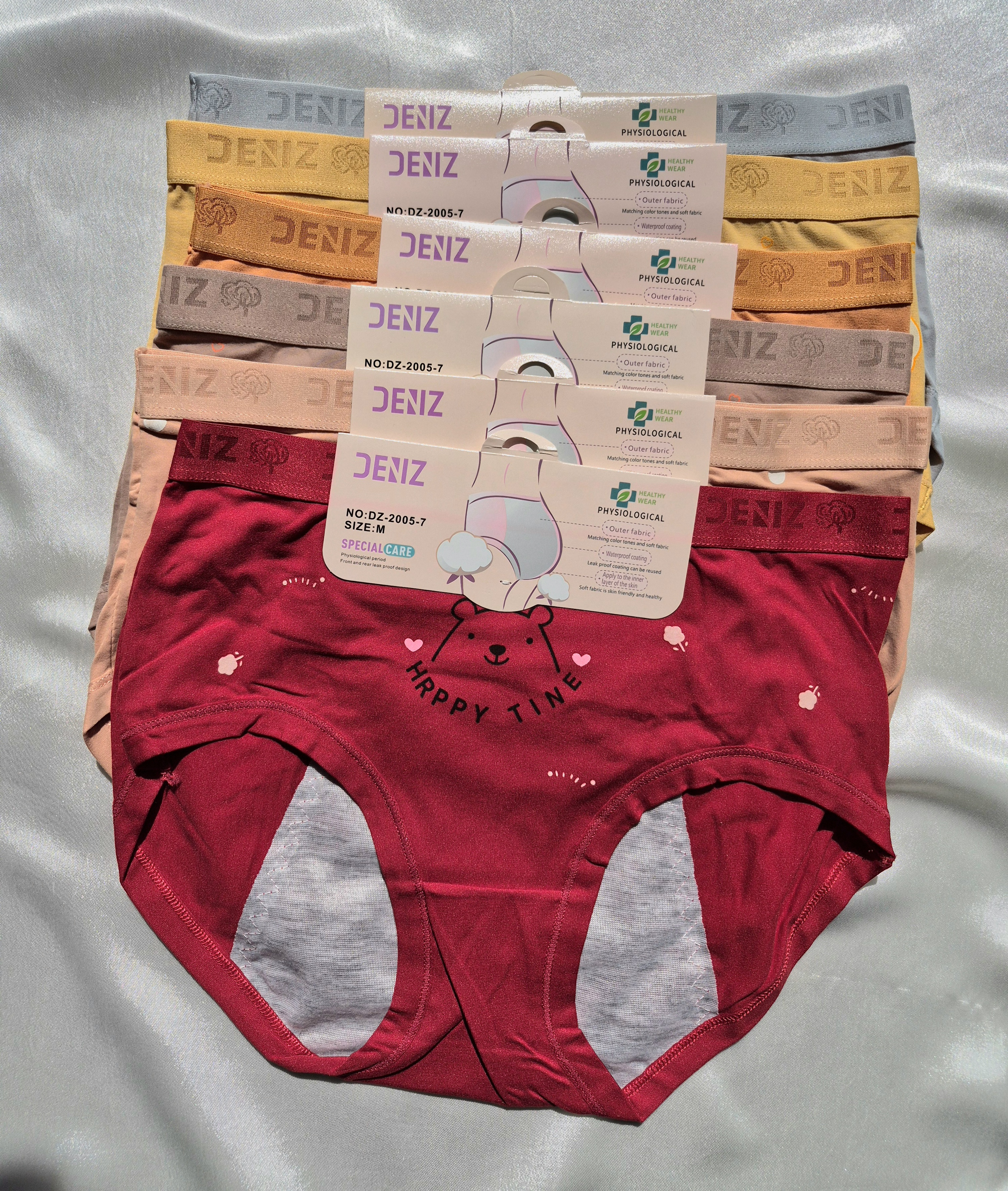 🩲 شورتکس نخ‌پنبه دخترانه عروسکی دنیز (DENIZ) وارداتی